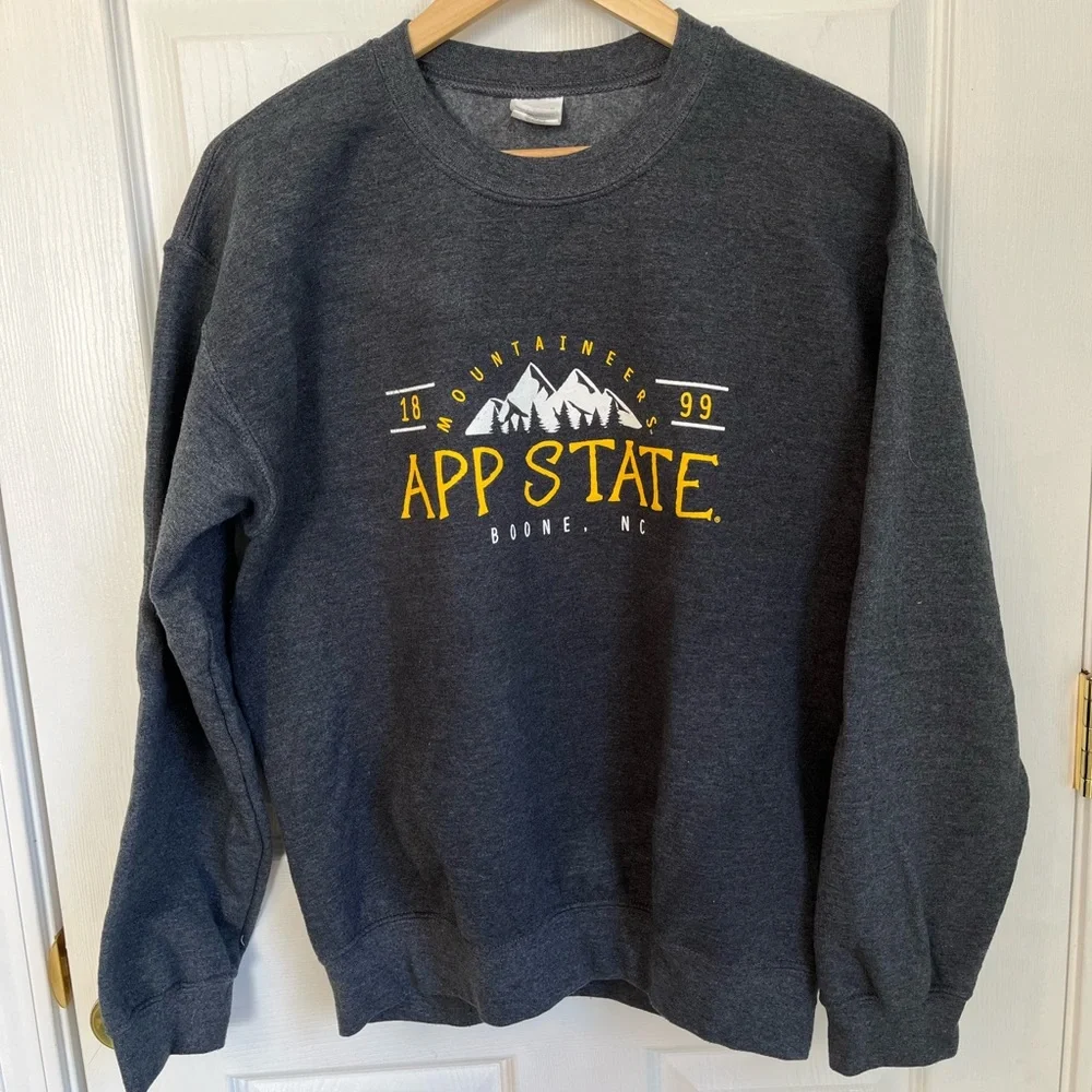 Appalachian State Crew Neck Sweatshirt AppState - Picture 1 of 3